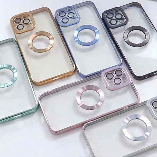 Caja del teléfono móvil con marco galvanizado