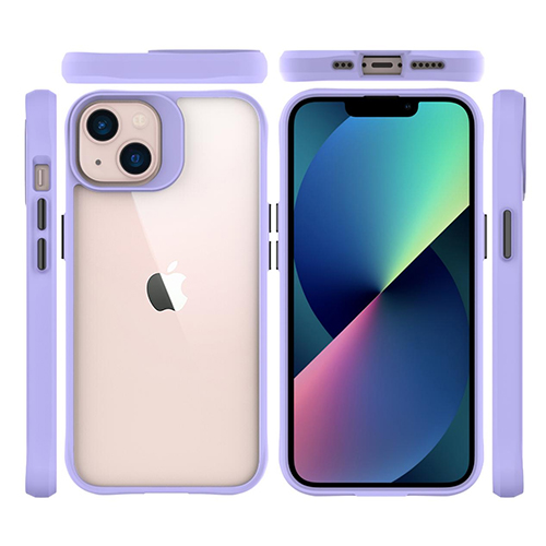 Funda transparente para teléfono móvil a prueba de caídas de TPU + PC